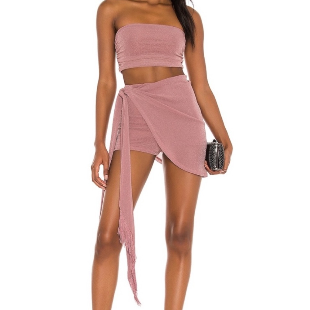REVOLVE Pink Skirt Set